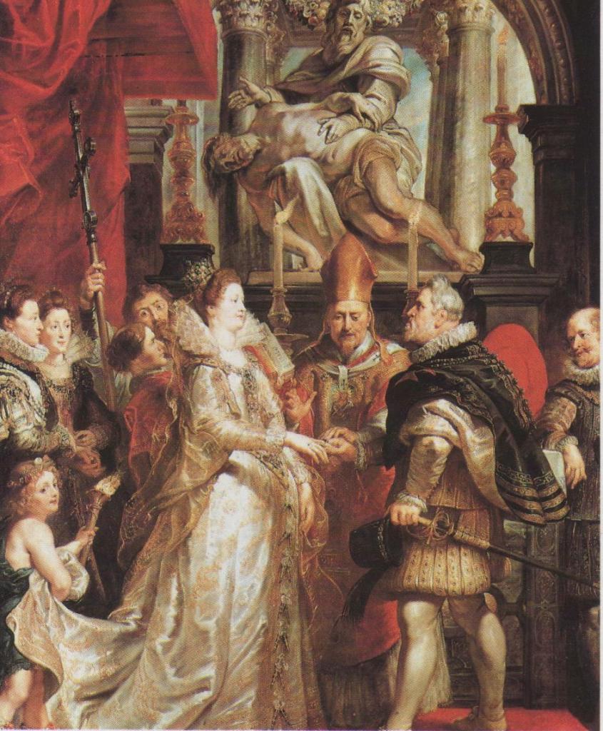 Mariage de Marie de Médicis et Henri IV le 5 Octobre 1600.